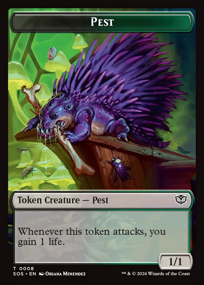 MTG Card Title: Pest TSOS/8