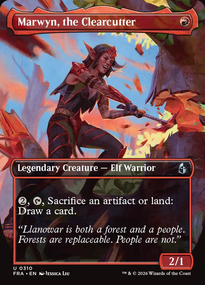 MTG Card Title: Marwyn, the Clearcutter FRA/310