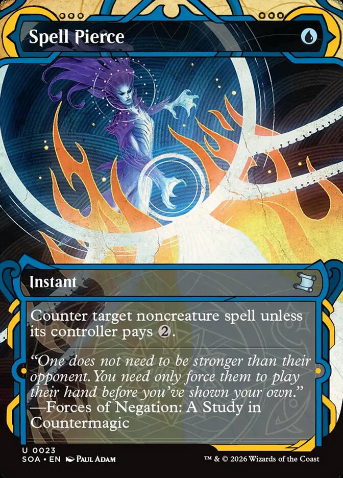MTG Card Title: Spell Pierce SOA/23