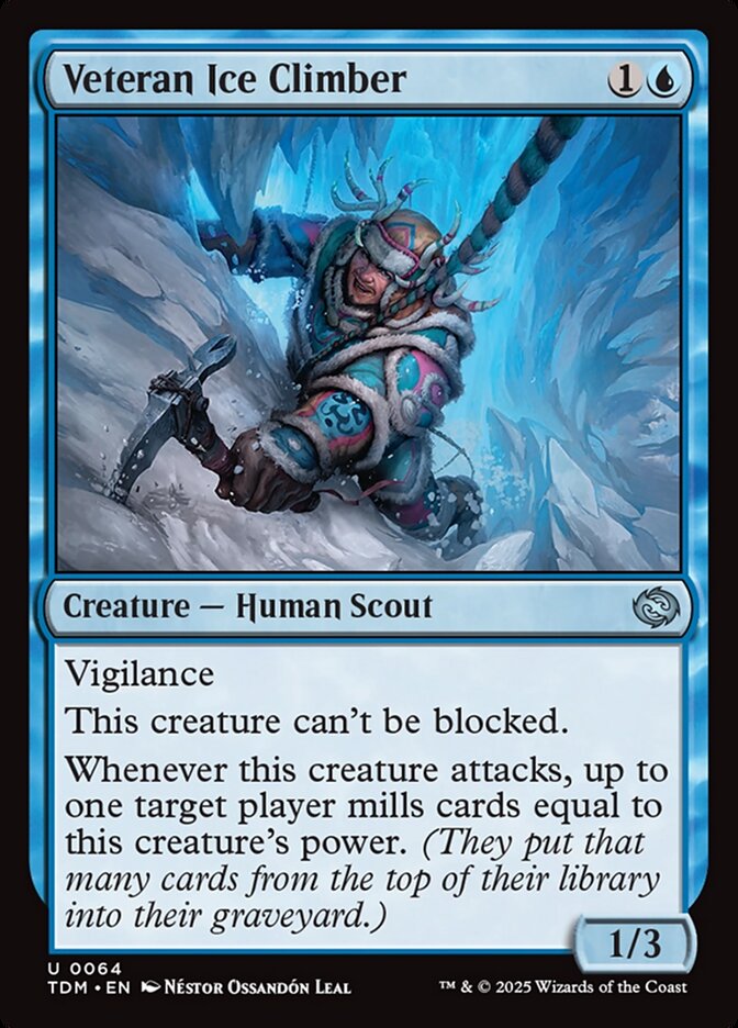 MTG Card Title: Veteran Ice Climber TDM/64
