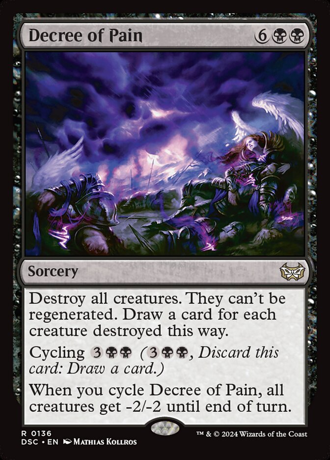 MTG Card Title: Decree of Pain DSC/136