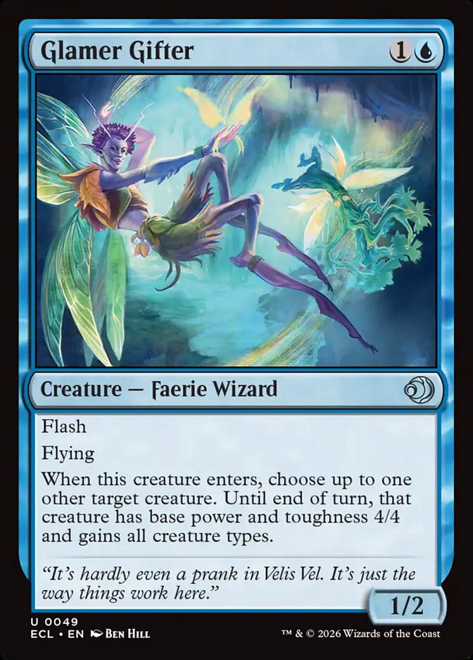 MTG Card Title: Glamer Gifter ECL/49
