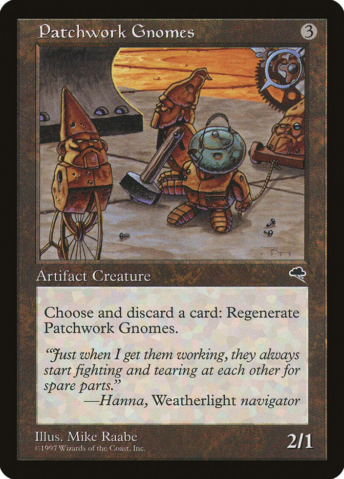 MTG Card Title: Patchwork Gnomes TMP/299