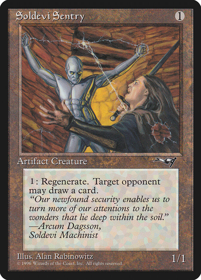 MTG Card Title: Soldevi Sentry ALL/132b