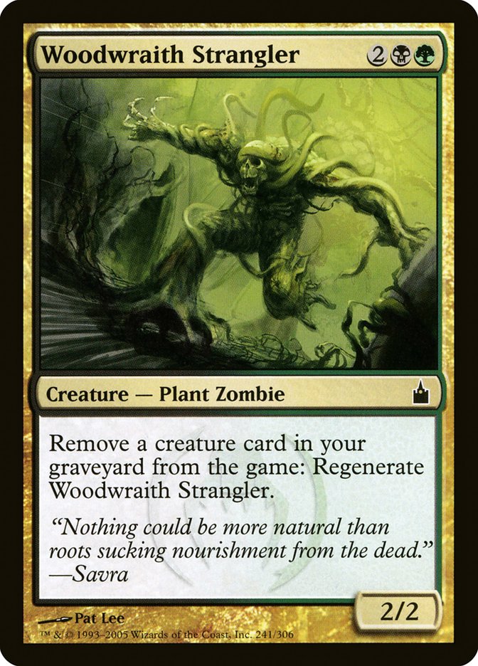 MTG Card Title: Woodwraith Strangler RAV/241