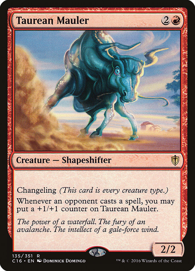 MTG Card Title: Taurean Mauler C16/135