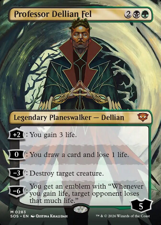 MTG Card Title: Professor Dellian Fel SOS/283