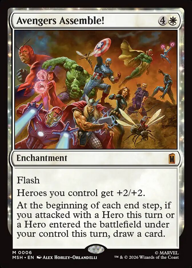MTG Card Title: Avengers Assemble! MSH/6