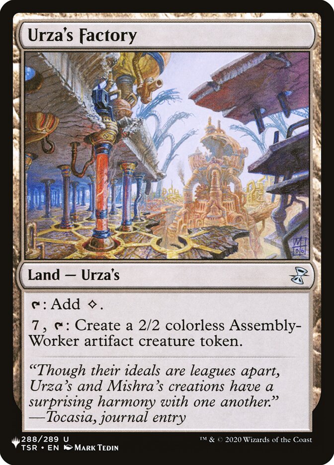 MTG Card Title: Urza's Factory PLST/TSR-288
