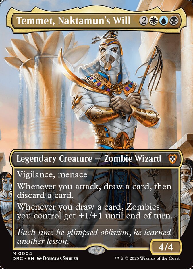 MTG Card Title: Temmet, Naktamun's Will DRC/4