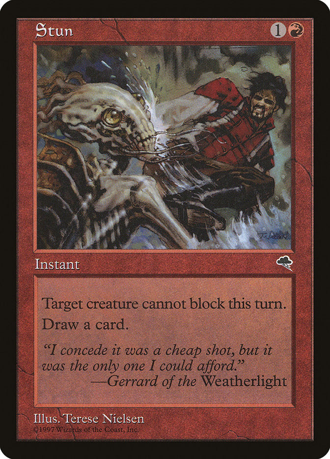 MTG Card Title: Stun TMP/207