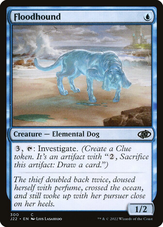 MTG Card Title: Floodhound J22/300