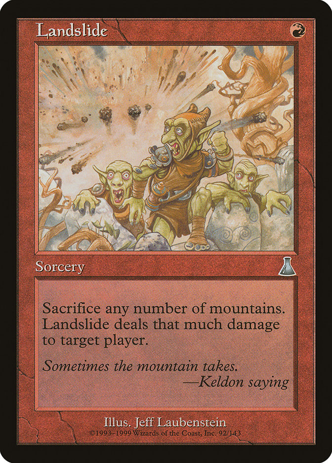 MTG Card Title: Landslide UDS/92