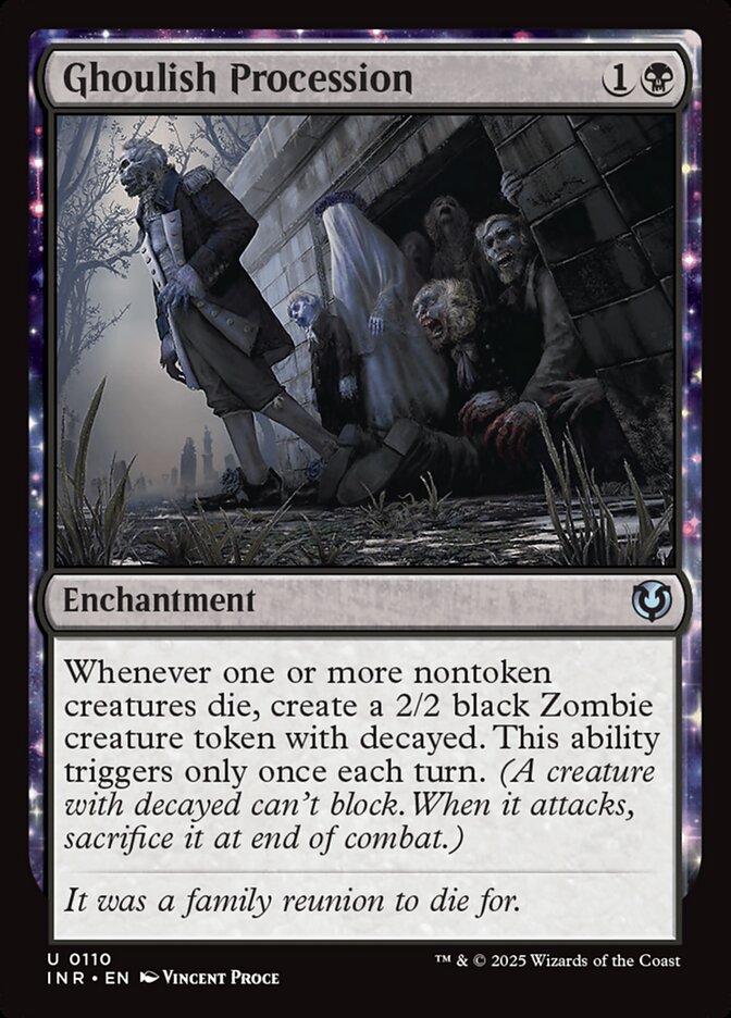 MTG Card Title: Ghoulish Procession INR/110