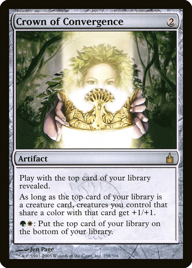 MTG Card Title: Crown of Convergence RAV/258
