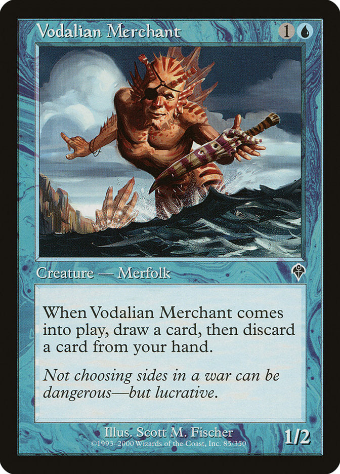 MTG Card Title: Vodalian Merchant INV/85