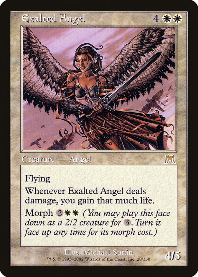 MTG Card Title: Exalted Angel ONS/28