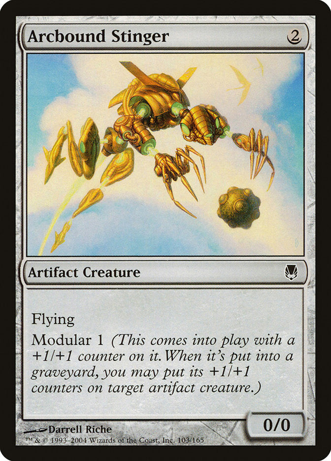 MTG Card Title: Arcbound Stinger DST/103