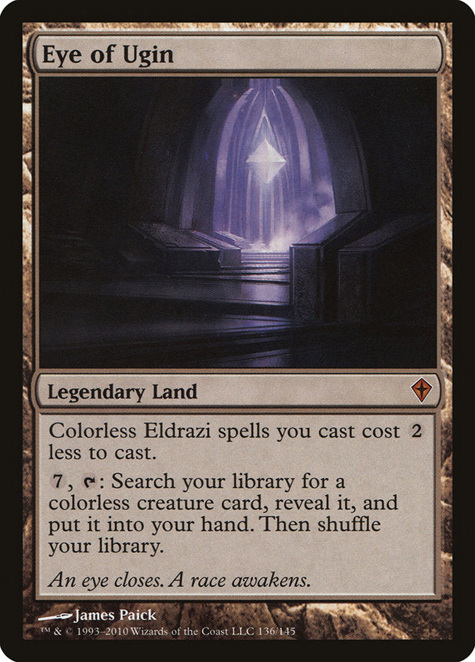 MTG Card Title: Eye of Ugin WWK/136
