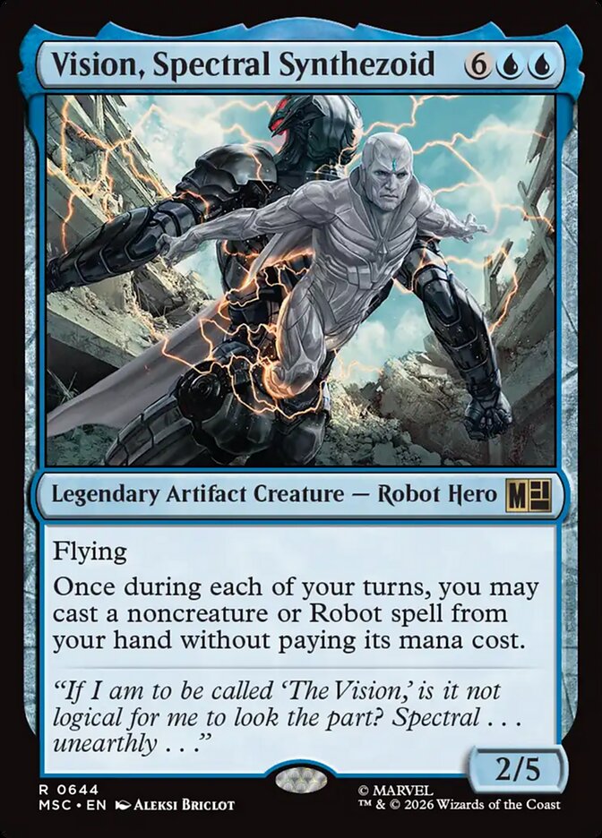 MTG Card Title: Vision, Spectral Synthezoid MSC/644