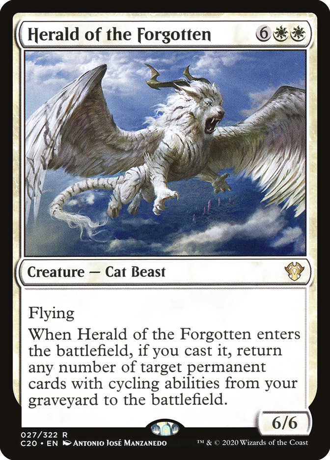 MTG Card Title: Herald of the Forgotten C20/27