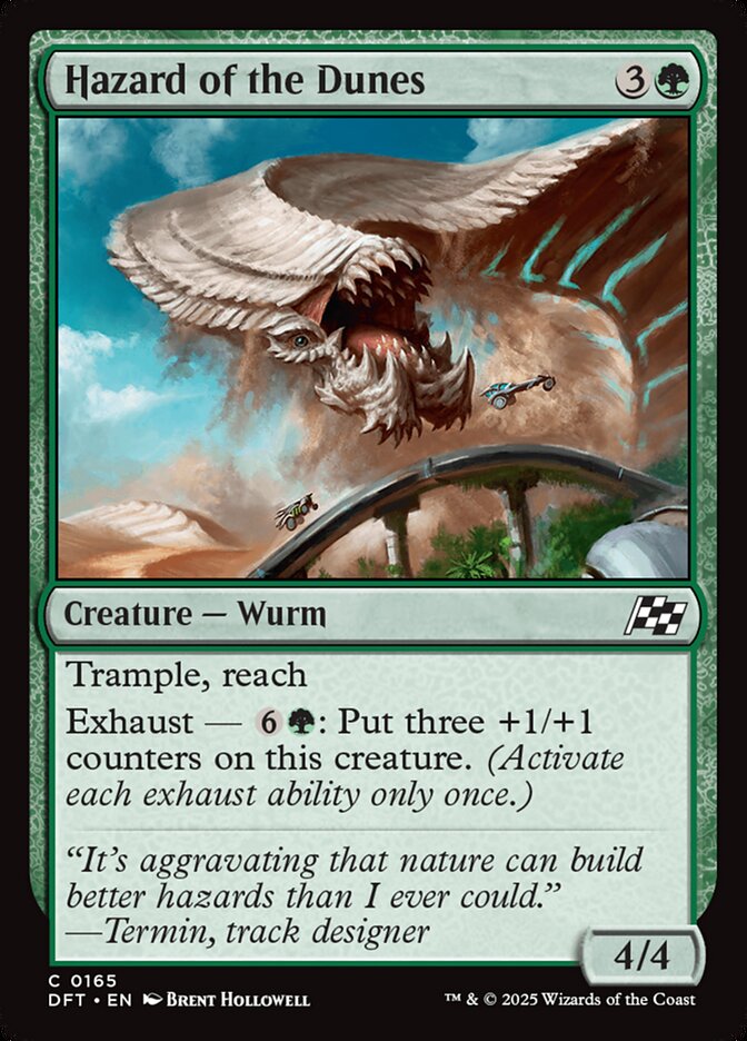 MTG Card Title: Hazard of the Dunes DFT/165