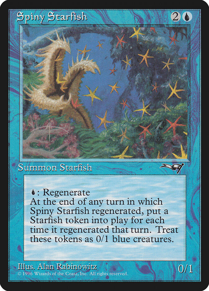 MTG Card Title: Spiny Starfish ALL/35