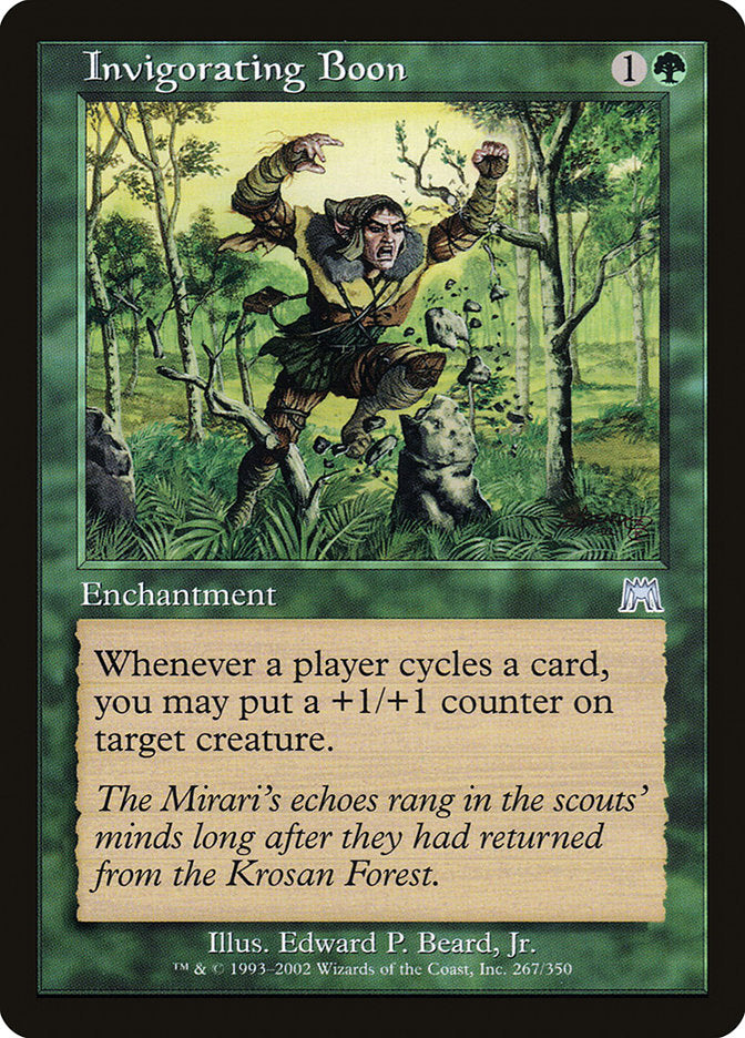 MTG Card Title: Invigorating Boon ONS/267