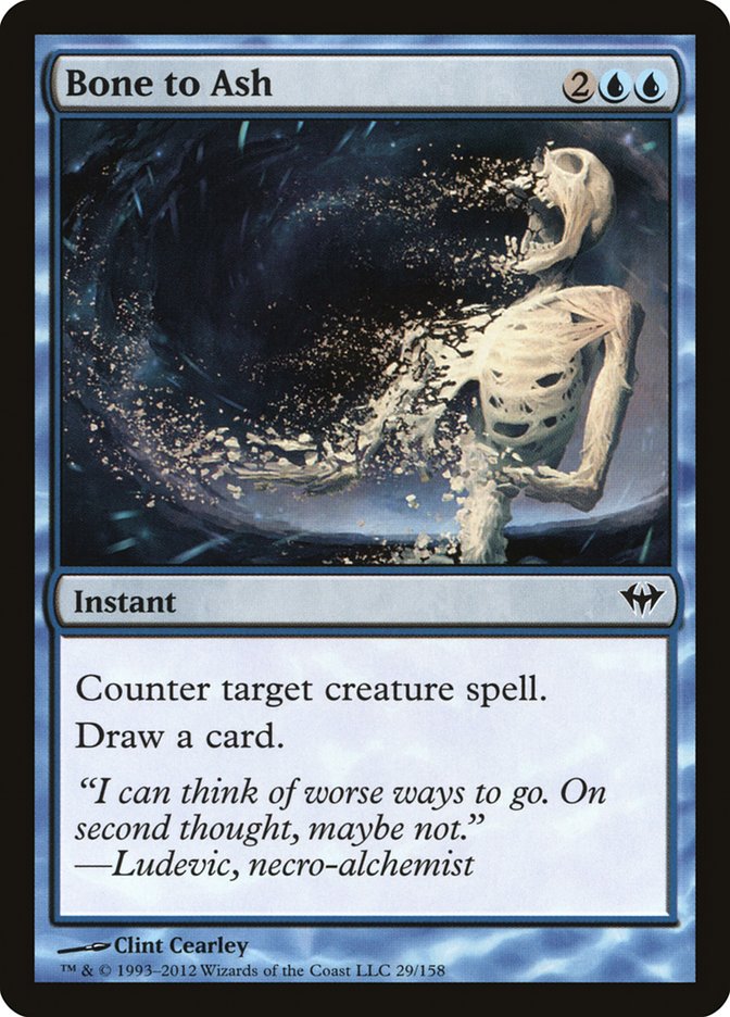 MTG Card Title: Bone to Ash DKA/29