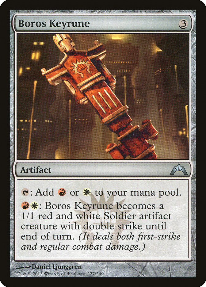 MTG Card Title: Boros Keyrune GTC/227