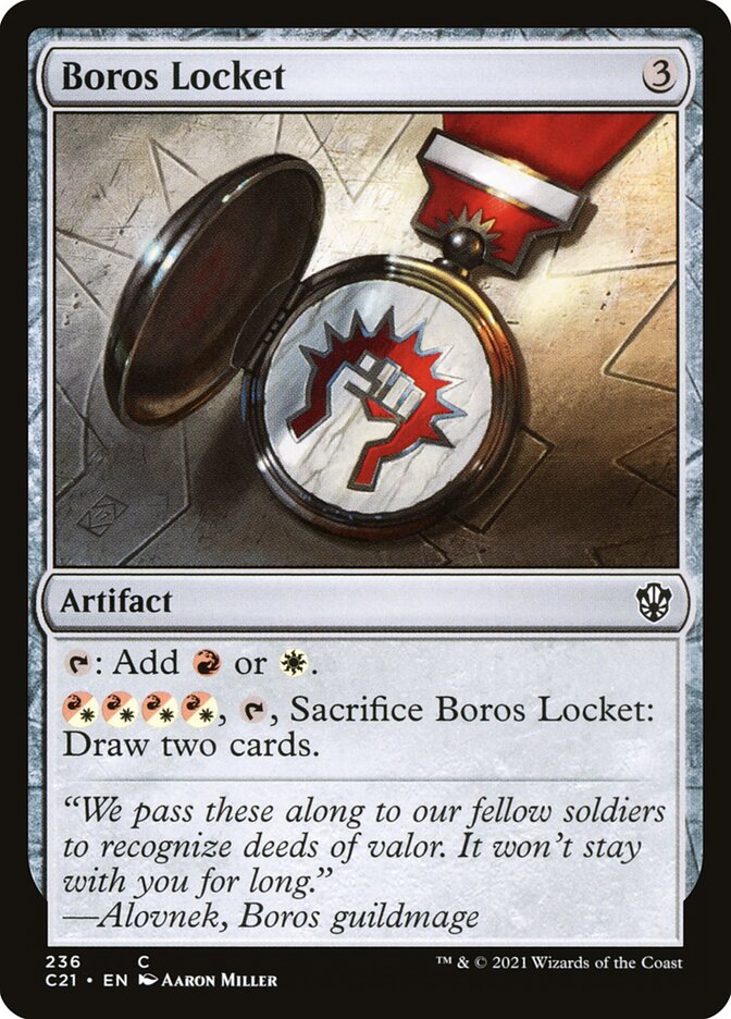 MTG Card Title: Boros Locket C21/236