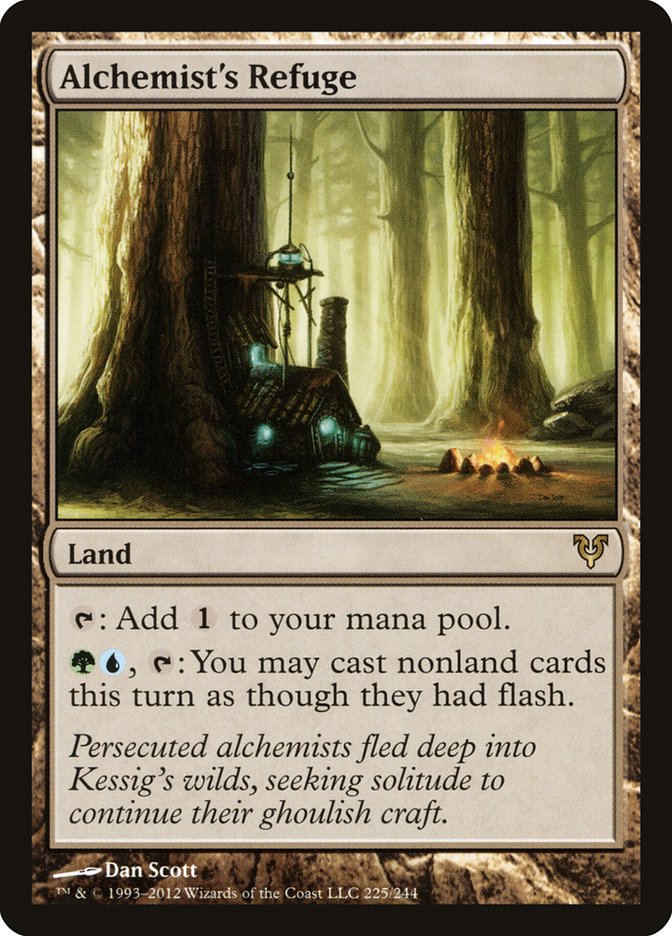 MTG Card Title: Alchemist's Refuge AVR/225