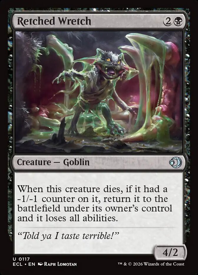 MTG Card Title: Retched Wretch ECL/117