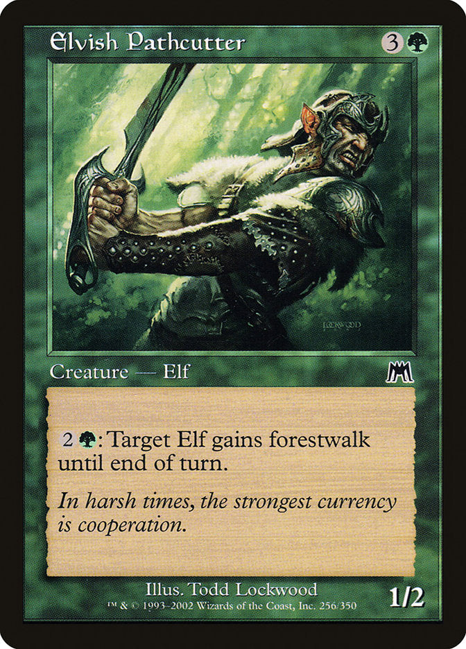 MTG Card Title: Elvish Pathcutter ONS/256