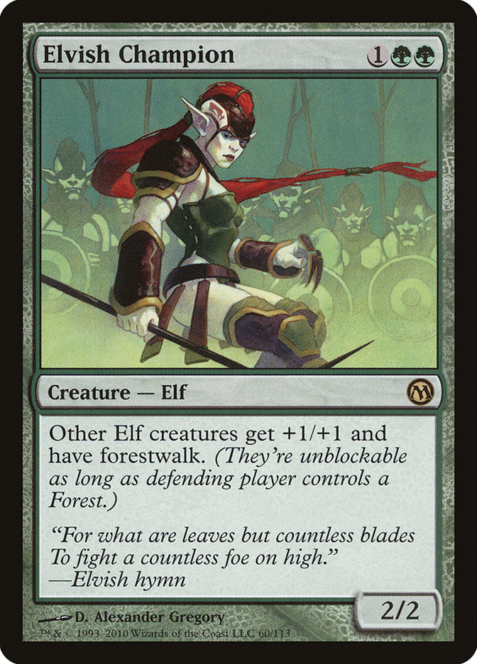 MTG Card Title: Elvish Champion DPA/60