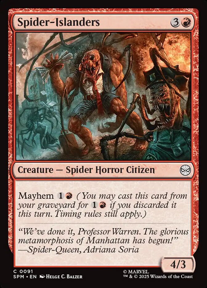 MTG Card Title: Spider-Islanders SPM/91