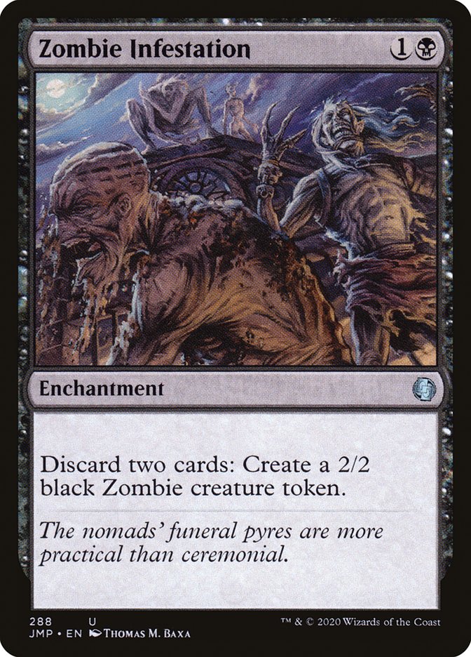 MTG Card Title: Zombie Infestation JMP/288