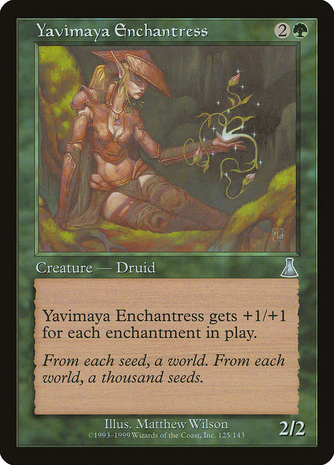 MTG Card Title: Yavimaya Enchantress UDS/125