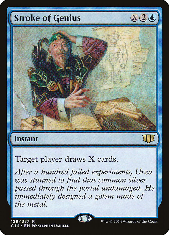 MTG Card Title: Stroke of Genius C14/129