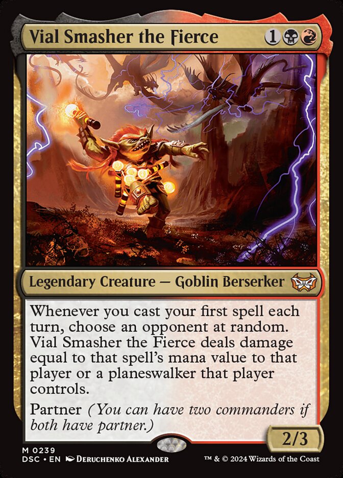 MTG Card Title: Vial Smasher the Fierce DSC/239