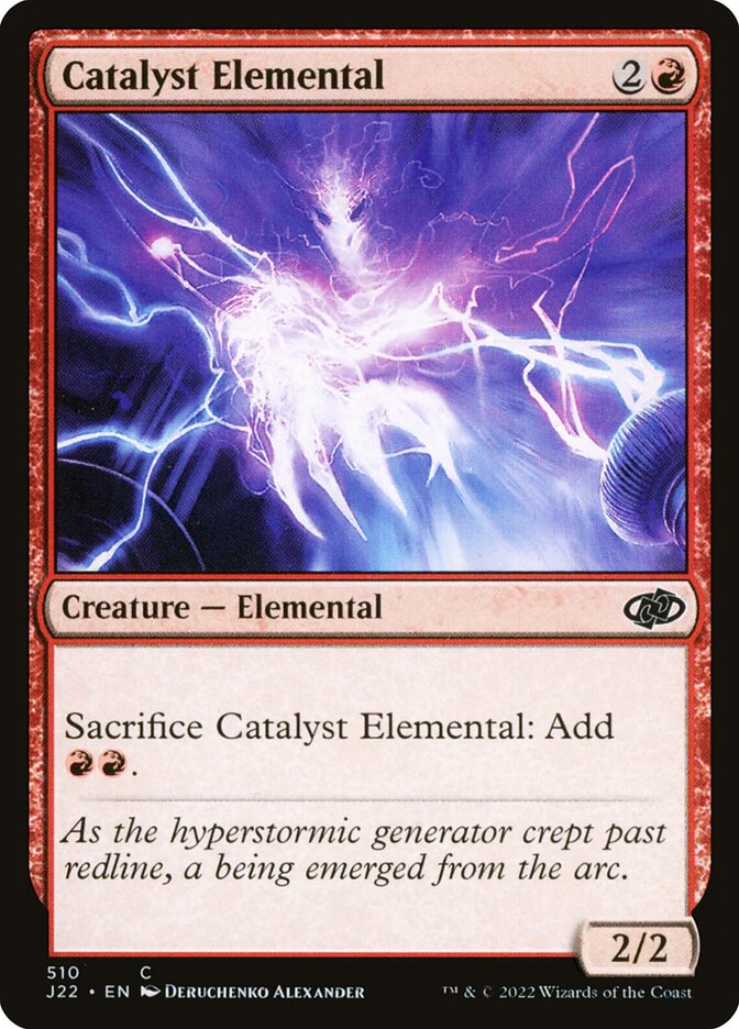 MTG Card Title: Catalyst Elemental J22/510