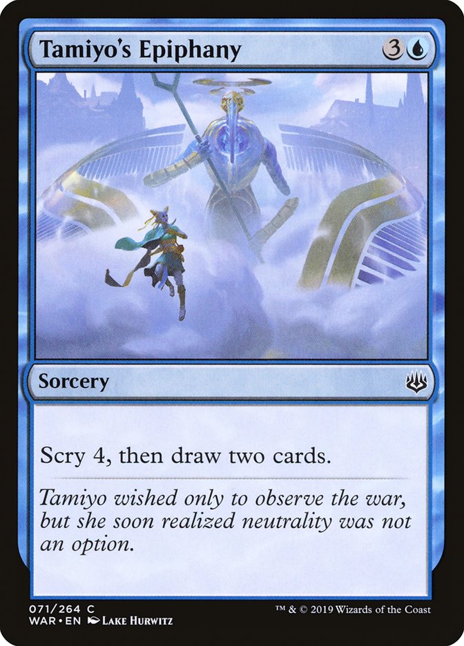 MTG Card Title: Tamiyo's Epiphany WAR/71