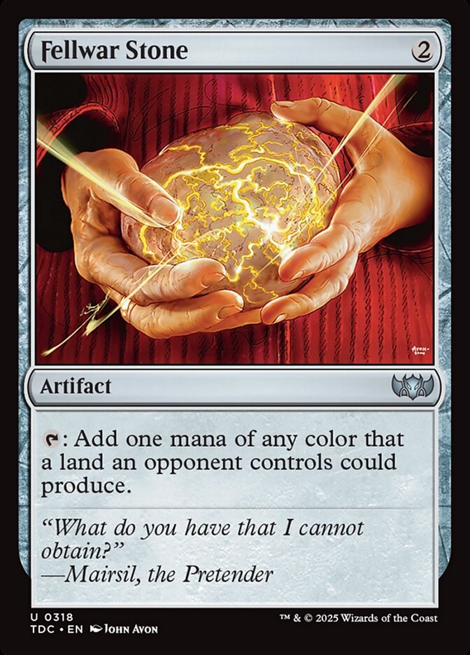 MTG Card Title: Fellwar Stone TDC/318