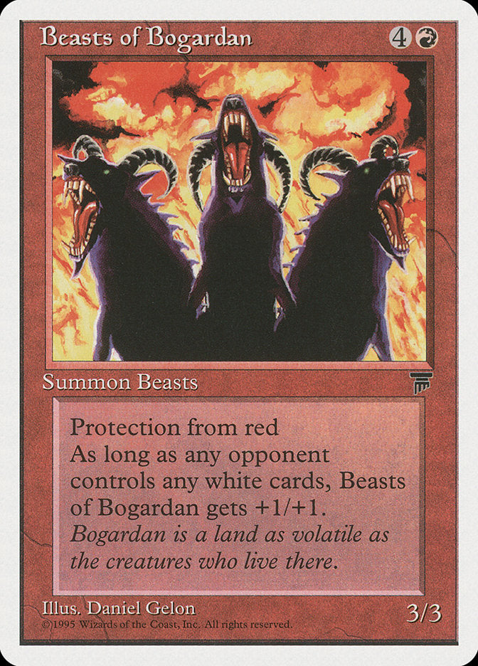 MTG Card Title: Beasts of Bogardan CHR/45