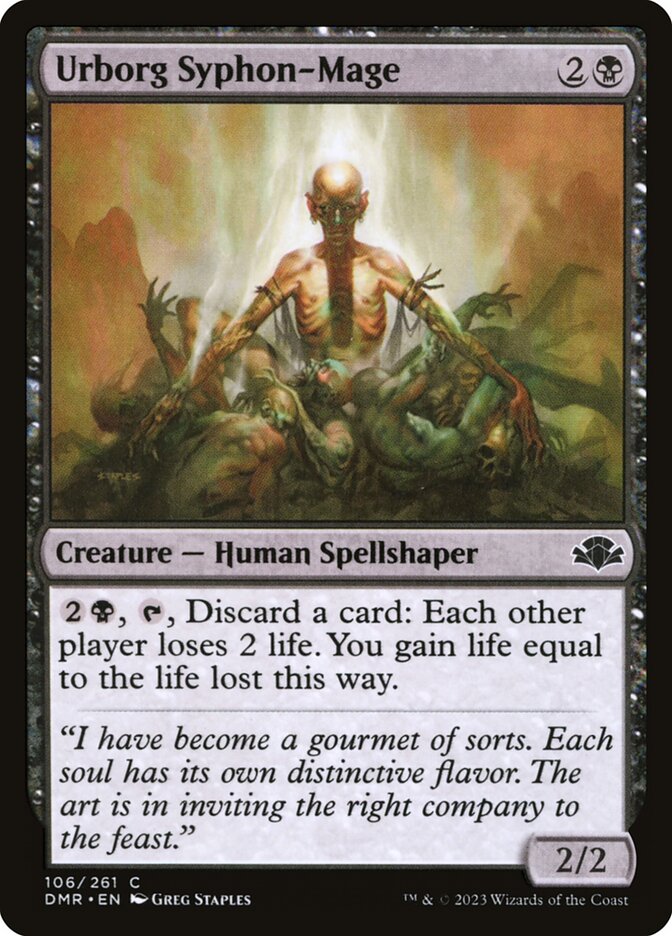 MTG Card Title: Urborg Syphon-Mage DMR/106