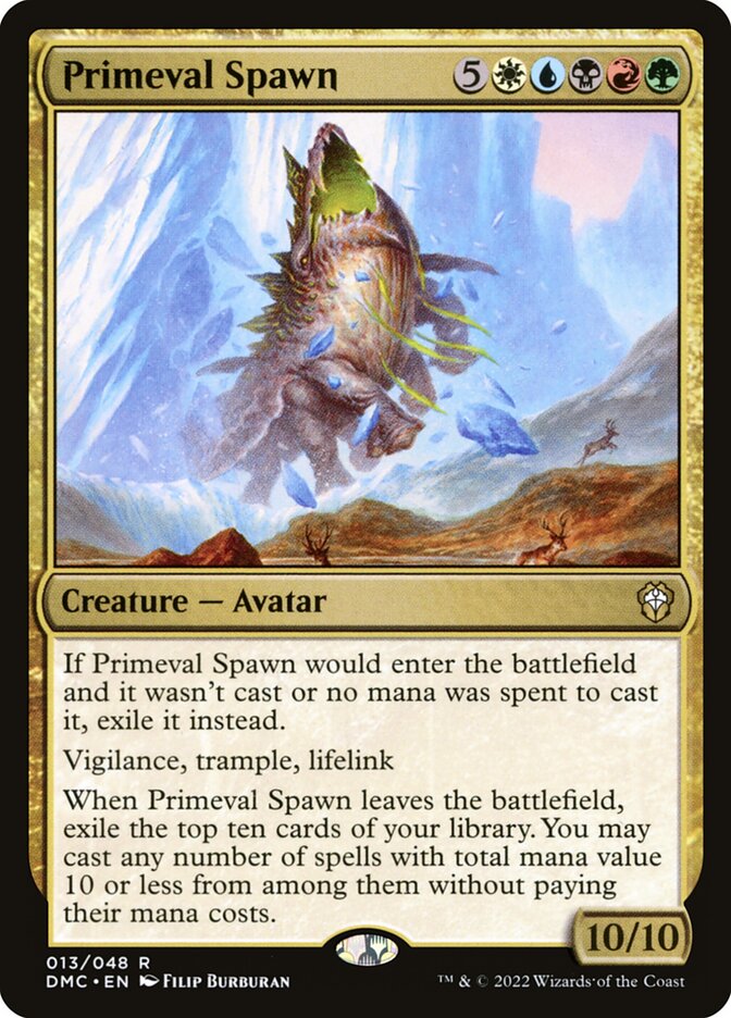 MTG Card Title: Primeval Spawn DMC/13