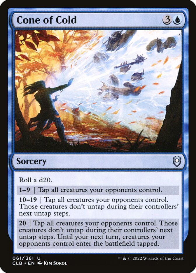 MTG Card Title: Cone of Cold CLB/61
