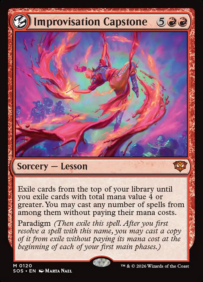 MTG Card Title: Improvisation Capstone SOS/120