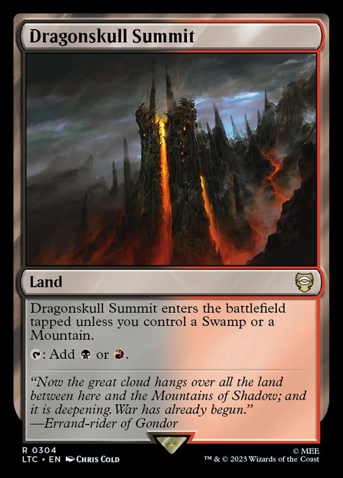 MTG Card Title: Dragonskull Summit LTC/304