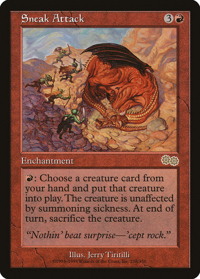 MTG Card Title: Sneak Attack USG/218